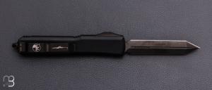   Couteau Automatique Microtech - Ultratech Spartan Signature Series DLC Standard DLC Hardware - 223-1 DLCTS