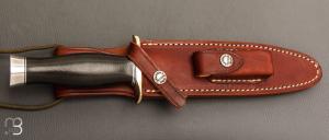    Couteau " Model 2 – 7"  Fighting Stiletto " par Randall - Micarta noir Commando shape