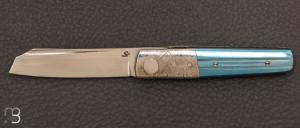 Custom " Mushin " pocket knife by Jean-Pierre Suchras