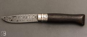    Couteau "OPI N°09" custom par Anthony Brochier - Damas  torsadé et chêne