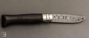    Couteau "OPI N°09" custom par Anthony Brochier - Damas  torsadé et chêne