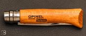 Couteau Opinel N°8 manche hêtre - lame acier carbone