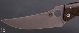   Couteau " Persistent " custom par Torpen Knives - Jérôme Hovaere - Micarta et N690Co