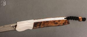 Couteau "Rokh S" par Florian Keller - Tamarin et Suminagshi SG2