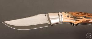    Couteau "  Ryan's  " custom par Raphaël Durand - Mammouth et Suminagashi