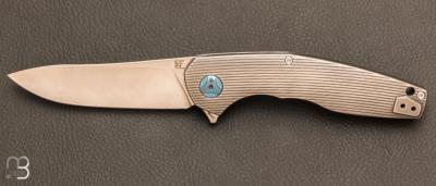 Couteau "    S.S.E.     " Titanium par CKF Knives et Anton Malyshev