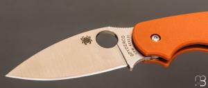  Couteau Spyderco Sage 5 G10 CPM Rex-121 Sprint Run - C123GBORP