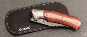    Couteau " Striker " de collection par Olivier Ouertal - Micarta et damas