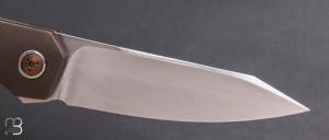   Couteau  " Tantix " par Thierry Savidan - Ivoire de mammouth