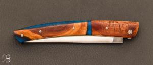   Couteau de poche " Thiers " 12 CM par Le Fidèle - Genévrier et résine