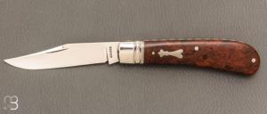 Couteau " Trapper " de Craig Brewer - Rag Micarta