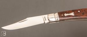 Couteau " Trapper " de Craig Brewer - Rag Micarta