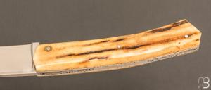    Couteau " Trapu " de Jérôme Latreille - Bois de cerf