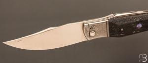 Couteau  " Truand Éffilé " par Tony Ruot - Factcarbon Space Coral RWL34