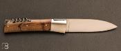 Couteau Vercors G.R. platane teinté et stabilisé et tire-bouchon