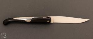  Couteau " Yatagan 12cm Courty " par J. Mongin - Corne noire 