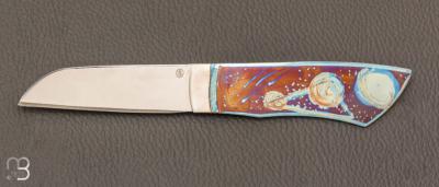    Couteau " air planètes " par Roberto Ottonello 10 grammes