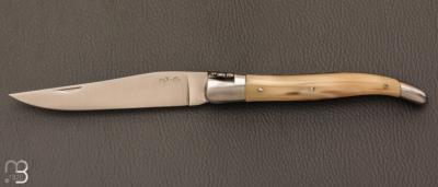   Couteau de collection Laguiole Corne blonde par Jean-Michel Cayron