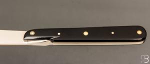 Couteau " Rouennais " par Romain Alvarez - RWL34 et corne de zébu