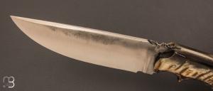 Couteau de chasse corse manche en corne de bélier de José Viale