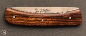Couteau de poche Le Vosgien en Bois de fer d'Arizona par Joël Grandjean