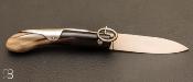 Couteau de poche Milan 12 cm Corne blonde par J. Mongin