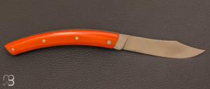 Couteau de poche le Thiers G10 Orange par Cognet