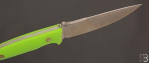 Couteau "  Fighter  " droit de Sergei Shidlovskii - G10 vert