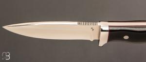    Couteau droit par Henri VIALLON - G10 et ATS34