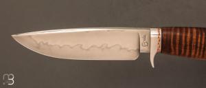  Couteau  "  fixe " custom par Ben Breda - Koa ondé