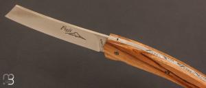 Couteau de poche le Fuji liner lock par la Coutellerie Teymen - Olivier