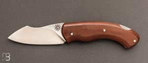    Couteau " lock-back " custom par Silas Coutellerie - Micarta et N690Co