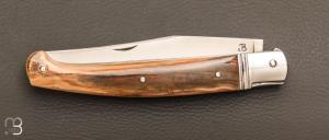  Couteau  " pièce unique " custom de Jérôme Bellon - Ivoire de mammouth et RWL34