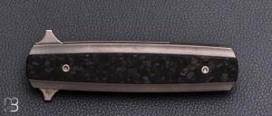   Dague pliante " PIC Prototype " de Jean Baptiste Leveque  par Maxknives
