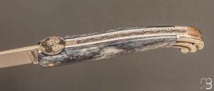  Couteau Laguiole Océan " Laurel & Hardy " par Philippe Voissière