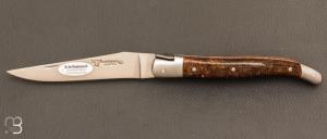   Couteau Laguiole en Aubrac 12 cm manche en os de mammouth
