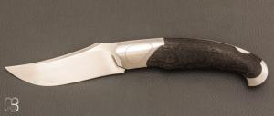  Couteau " Nuevo LockBack " pliant artisanal de Cyril Kalisz - Morta et RWL34