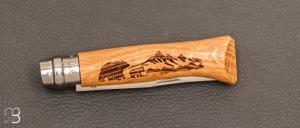 Couteau Opinel N ° 08 ANIMALIA AMERICA - Ours