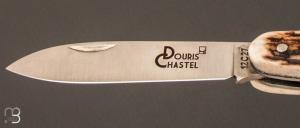 Set pique nique "navette" par Douris Chastel - Bois de cerf et lame 12C27