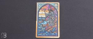 "St Patrick" Ti cutting card by Mummert knives