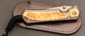 Couteau " Sebenza 31 Small Box Elder inlay " S31-1108 de Chris Reeve - CPM MagnaCut