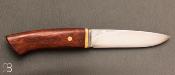 Couteau Droit coeur d'amourette et lame acier C130 de Jean Paul Sire