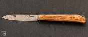 Regional "P'tit Parisien" knife by Berthier olive wood handle