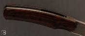 Couteau Pliant par David Lespect - Bois de fer d'Arizona et RWL34 Stonewashed