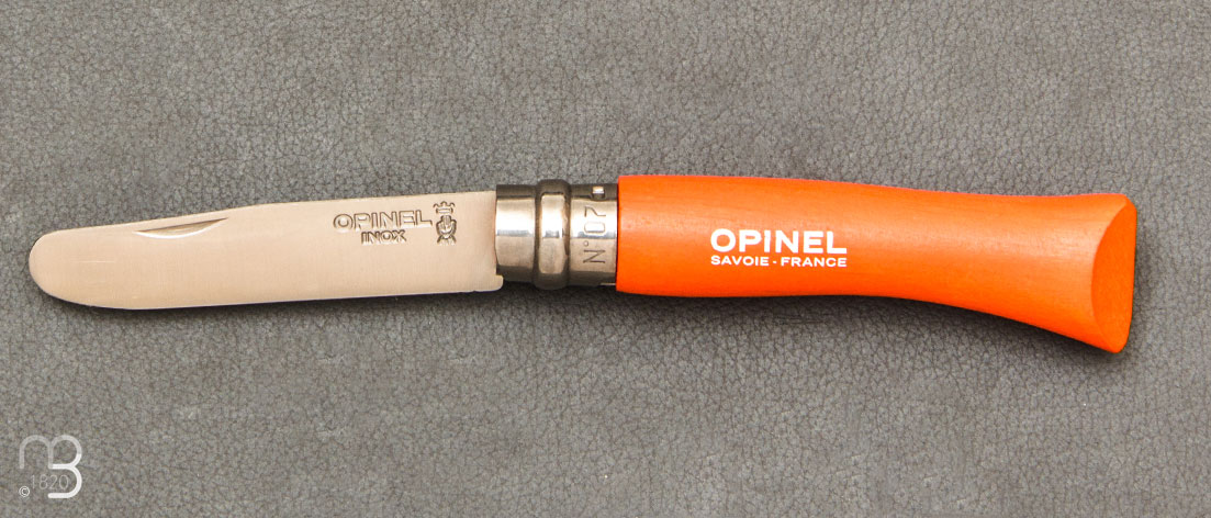 Couteau Mon premier Opinel N°7 Mandarine