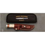 Couteau droit Randall N°25 Trapper - Bois de cerf