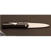 Couteau de poche Affutiot 12 cm Corne noire par J. Mongin