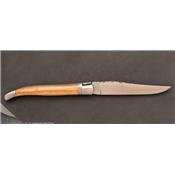 12cm Olive wood Laguiole pocket knife