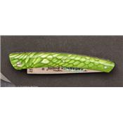 Couteau de poche Le Thiers 9cm Serpent Vert par Le Fidèle