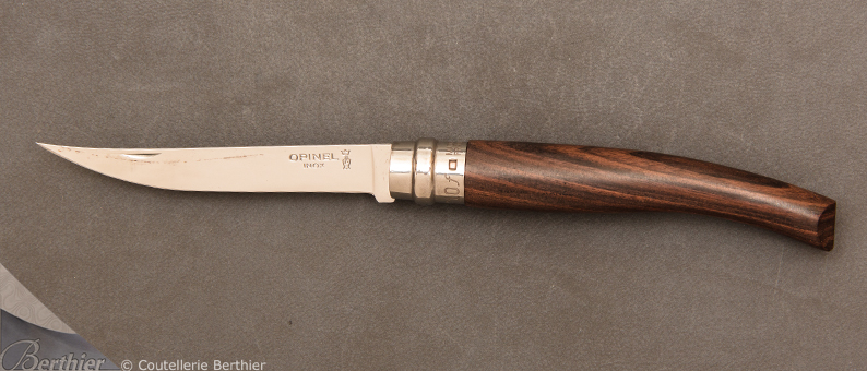 Couteau Opinel Effilé n°10 Ébène du Mozambique